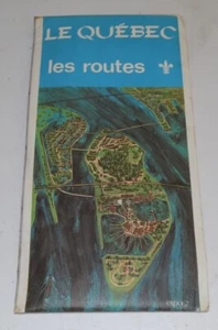 1967 Official Road Map of QUEBEC, CANADA - Picture 1 of 1