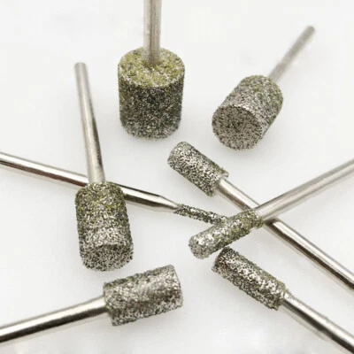 MARKENLOS Diamant Fräser Schleifstift 1 - 12mm Diamantschleifer Extra Grob Fein für Dremel