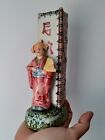 RoC Chinese Famille Rose Bud Vase Porcelain Hand Paint A/F