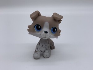 Littlest Pet Shop LPS Collie Dog #67 Rare 2005