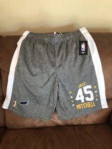 Unk Brand Utah Jazz Donovan Mitchell Basketball Shorts NWT Size M Mens - Picture 1 of 10