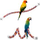 Pet Cage Accessories Colorful Bird Toys Parrot Playstand Perches Cotton Rope