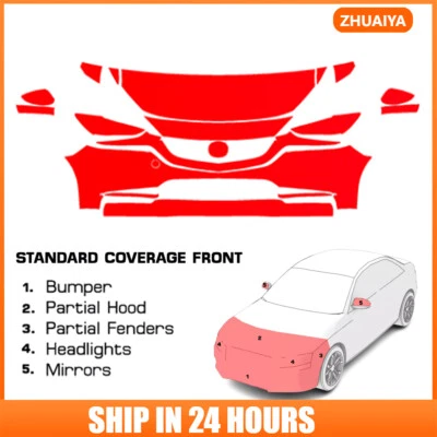 Kit de sujetador transparente de película de protección de pintura precortada de 8,5 millas PPF para Mazda 6 2018-2021 Foto 1 de 4