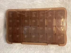 7 Day 4 Times A Day Pill Organizer NEW - Imagen 1 de 4