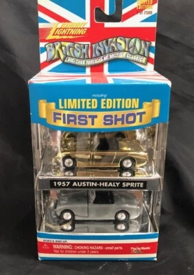 JOHNNY LIGHTNING LIMITED EDITION BRITISH INVASION FIRST SHOT 1957 AUSTIN-HEALY S - Image 1 of 3