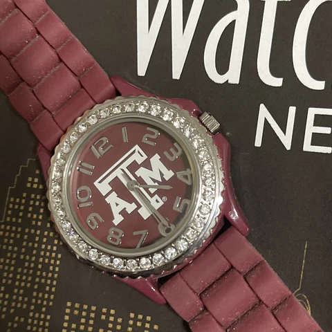 Texas A&M University Ladies Officially Licensed NCAA Adjustable Gel Watch Cover