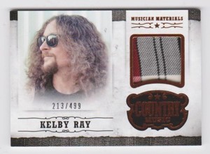 2014 Panini Country Music Musician Materials #MKR Kelby Ray/499
