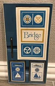 Paquete de regalo vintage Stancraft Nu-Vue Bridge (náutico) - Nuevo de Lote Antiguo, sellado - Imagen 1 de 5