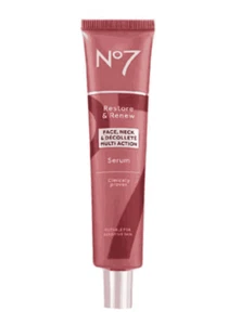 No7 Restore & Renew Face & Neck Multi ACTION Serum 50ml - Picture 1 of 2