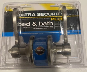 Neu Ultra Security Plus Bett/Bad poliertes Messing Klasse 3 Türknopf - Bild 1 von 2