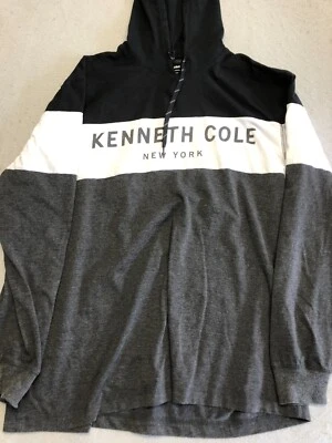 Kenneth Cole New York Camiseta con Capucha Para Hombres Grande Ligera Logo Sudadera con Capucha Camiseta Foto 1 de 4