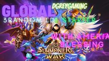 Summoners War Global : -Starter-  3pack Ld5 +Blessing (Read Descrip)☆RANDOM☆