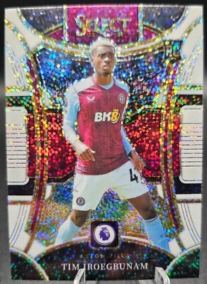 2023-24 Select Premier League Tim Iroegbunam White Sparkle Prizm - Image 1 of 2