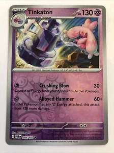 Pokémon TCG Paradox Rift Tinkaton Reverse Holofoil 085/182 NM - Picture 1 of 2