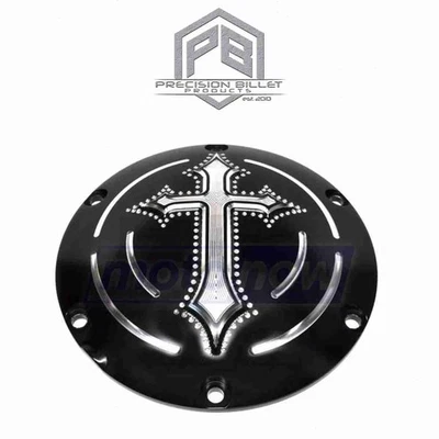 Precision Billet Sportster Dark Side Billet Derby Cover for 2007 Harley lk Foto 1 de 4