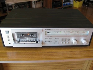 Yamaha K-550 2 Head Cassette Deck Recorder New Belts Tested Full Function Works - Picture 1 of 13