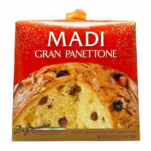 Gran Panettone Italienischer Kuchen MADI Kuchen Hergestellt in Italien Cremige Butter 35,25 oz 1 KG - Bild 1 von 2