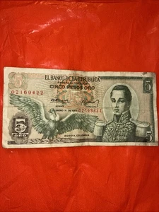Kolumbien Banknoten 5 Pesos Oro Kombiversand 📬 - Bild 1 von 2