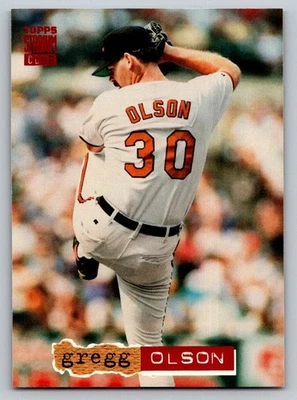 1994 Topps Stadium Club - Gregg Olson #196 - Image 1 of 2