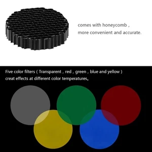 Photography Metal Snoot Kit for Bowens Mount Lights Modifier for Creative - Picture 1 of 10