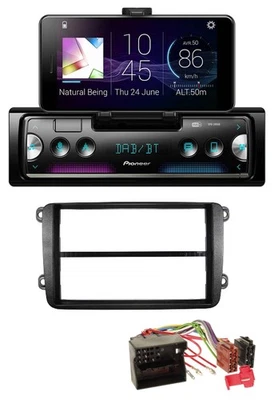 Pioneer USB MP3 Bluetooth DAB Autoradio für VW Golf V VI Touran Passat 3C Caddy - Bild 1 von 4