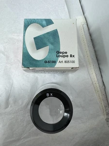 Lupa Gepe 8x G-5100 Art 805100 Hecha en UE Nueva en Paquete - Imagen 1 de 6