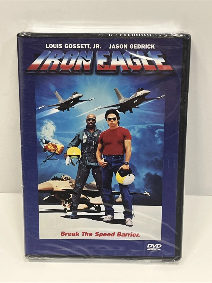 Iron Eagle DVD 1986 Movie Film Jason Gedrick Louis Gossett Jr 2003 Sealed NEW Foto 1 de 3