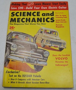 Vintage Wissenschaft und Mechanik August 1957 Ausgabe - Das Magazin, das Ihnen zeigt, wie - Bild 1 von 5