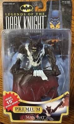 Figura de acción Kenner Legends of the Dark Knight Man-Bat With Wings 1997 63882 Foto 1 de 3