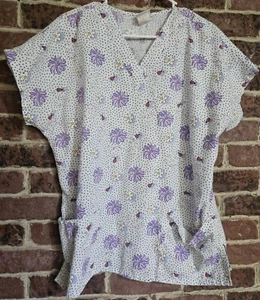Womans Simply Basic Large Scrub Top - Picture 1 of 5