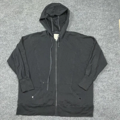 Sejour Jacket  Womens Size 2X Black Long Sleeve Hoodie Pockets  Full Zip - Image 1 of 4