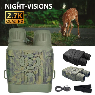 Night Vision Goggles Binoculars Digital Infrared 10X Zoom Hunting Rechargeable - Image 1 of 4