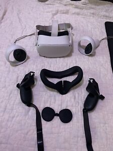Meta Oculus Quest 2 64GB Standalone VR Headset - White With Lens Covers