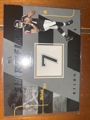 Michael Vick 2003 Fleer Focus NFL Shirtified #2NS #170/750 Falcons Eagles Rare - Image 1 of 4