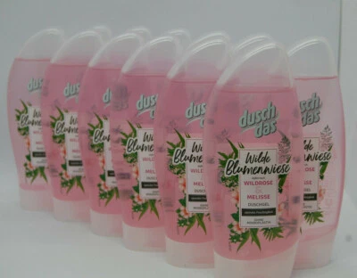 (7,66€/1 L) Duschdas Wilde Blumenwiese Wildrose & Melisse 12 x 250 ml Duschgel