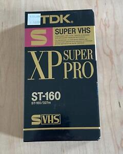 TDK XP SUPER PRO ST-120 SVHS Blank Video/HI-FI Stereo Tape Japan FACTORY SEALED