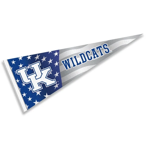 Kentucky Wildcats Nation USA Stars and Stripes Pennant Full Size Pennant Cover