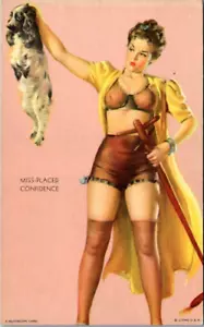 PINUP MUTOSCOPIO - "MISS PLATED TRUST" - ELVGREN - AAG - TARJETA ARCADE VINTAGE - Imagen 1 de 2