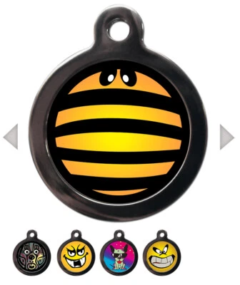 PS PET TAGS Personalised Dog Tags for Dogs Cute Funny Pet ID Tags Name Disc for Collars