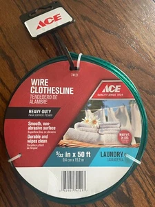 Ace Hardware Wire Clothesline PVC cable 5/32 in x 50 ft (74121) - Picture 1 of 4