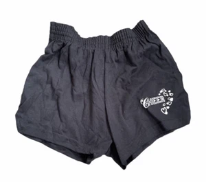 New Black Girls Augusta Cheer Shorts XS Free US Shipping - Picture 1 of 4