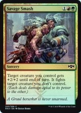 Savage Smash (203/259) - Ravnica Allegiance - Common (Foil)