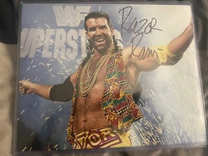 Razor Ramon Signed WWE 8x10 Photo Scott Hall Picture Autograph WCW IC Champ - Picture 1 of 1