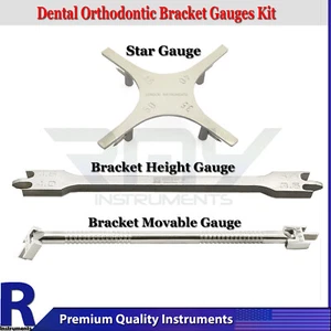 Dental Gauges Measuring Bracket Height Boone Star Gauge Orthodontic Instruments - Picture 1 of 5