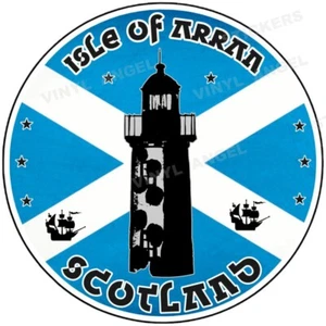 ISLE OF ARRAN SCOTLAND Scottish Flag Fridge Magnet #M2494 - Picture 1 of 2