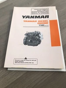 MANUAL DE OPERACIÓN DEL MOTOR DIÉSEL SERIE TNE YANMAR INGLÉS, FRANCÉS, ALEMÁN, ESPAÑA - Imagen 1 de 9