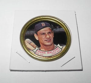 1964 Topps Baseball Coin Pin #7 Frank Malzone Boston Red Sox Near Mint - Picture 1 of 2
