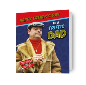 Tarjeta del Día del Padre | Feliz Día del Padre Papá | Solo Locos y Caballos | Triffic Dad - Imagen 1 de 7
