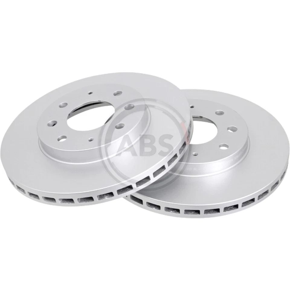 A.B.S. 2X Disque De Frein Avant 276 Ventilé Pour Mitsubishi Galant VI EA - Photo 1/1