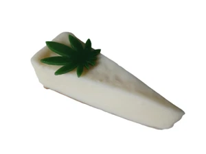 Display Fake Food Prop Mary Jane Cheesecake New - Picture 1 of 1